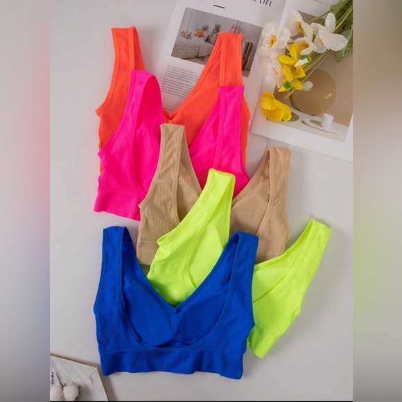 Shein Pink Wireless Bra - Picture 2 of 6